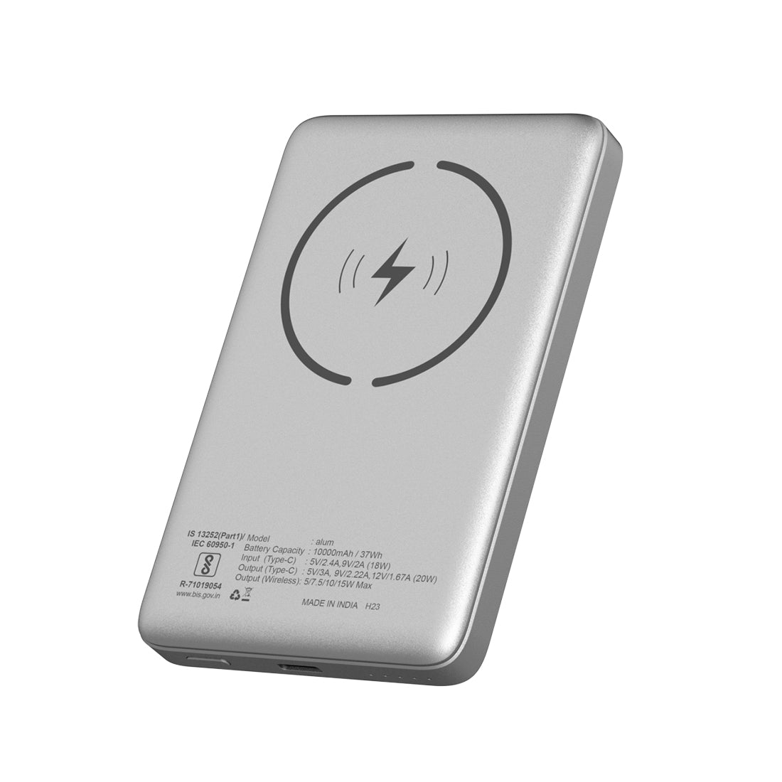 Alum 10000mAh Magnetic Wireless Powerbank