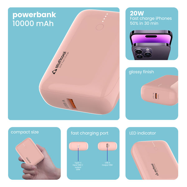 Palm Smallest 10000mAh PD20W Type C Powerbank