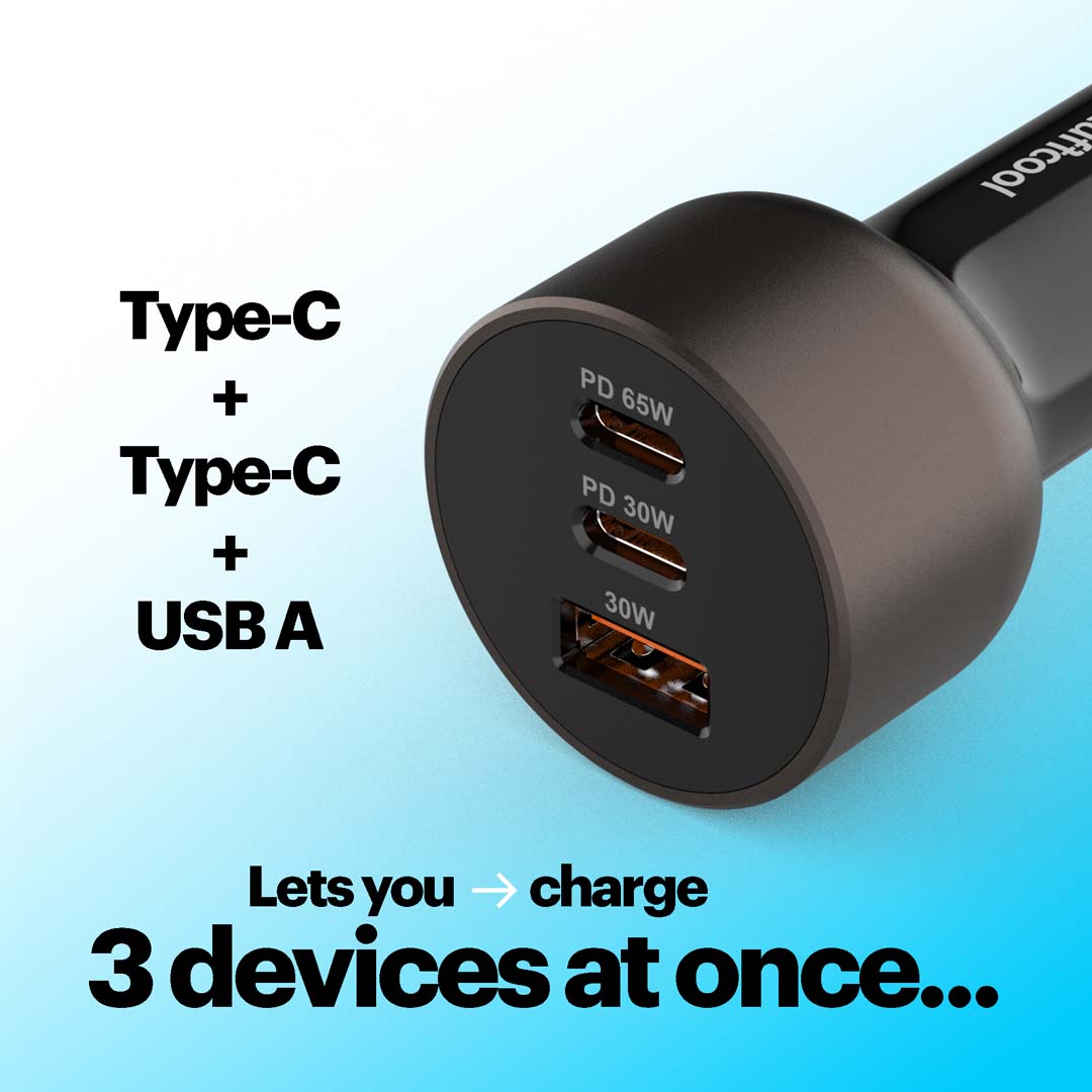 Ultimus Universal Fast Car Charger 128W