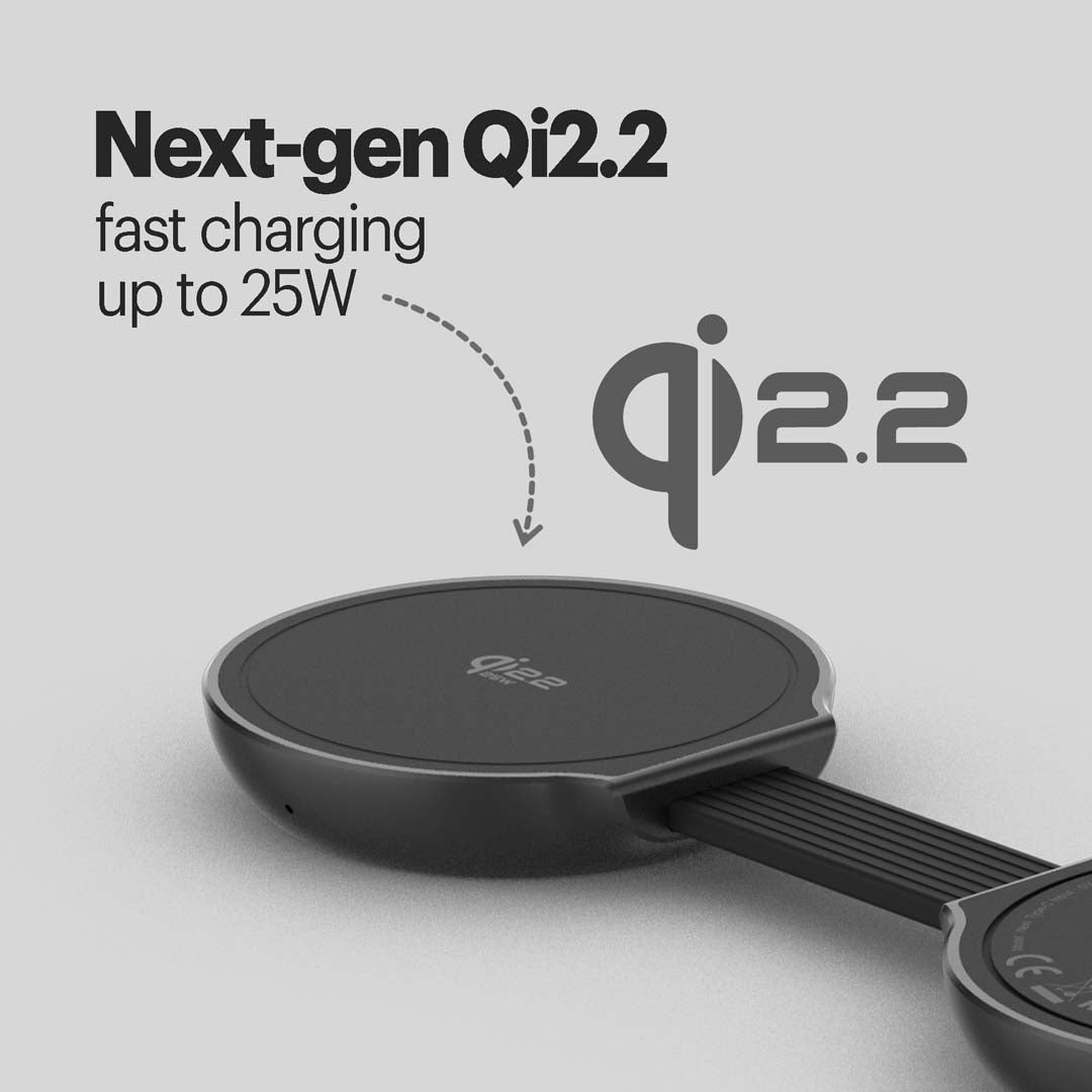 Nexi 3 in 1 Foldable Magnetic Wireless Charger Qi2.2 Certified 25W Fast Charger