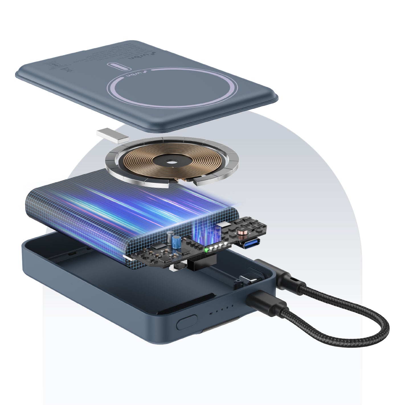 10,000 mAh Aero MagTag Power Bank