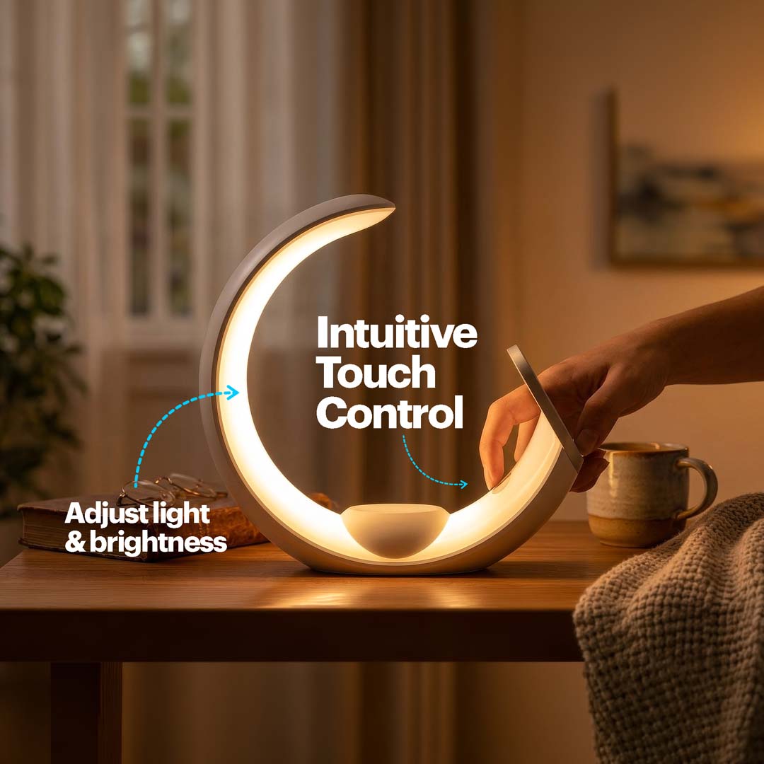 Lumo 4-in-1 Magnetic Wireless Charger with RGB Ambient Lamp & 15W Qi2 Fast Charging
