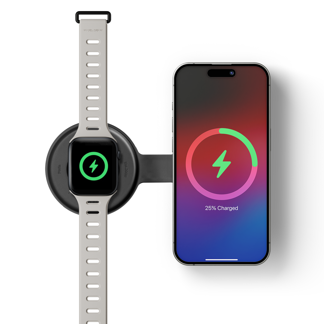 Native Union Voyage 2-in-1 Magnetic Wireless Charger The space-saving multi-device charging station for all your travels