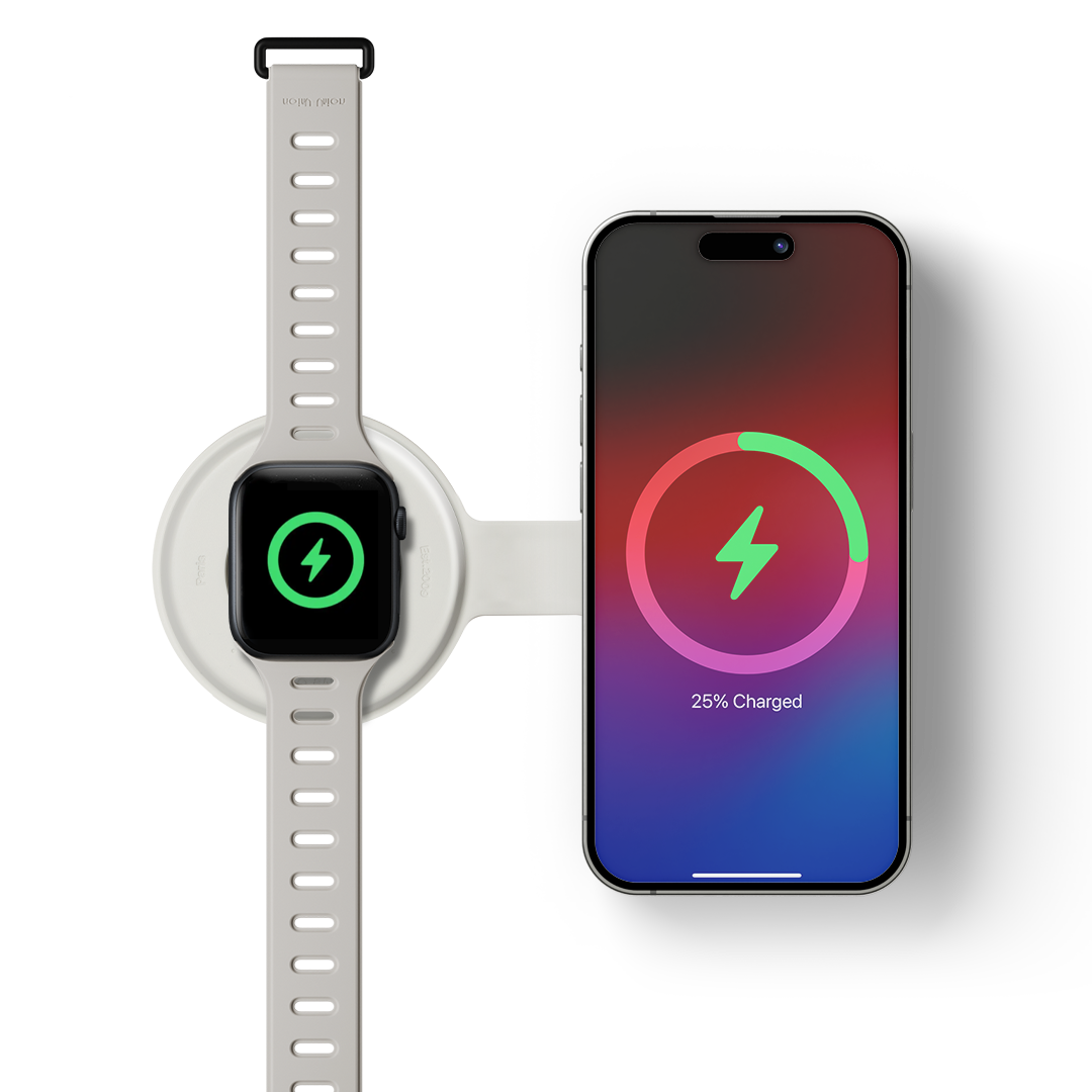 Native Union Voyage 2-in-1 Magnetic Wireless Charger The space-saving multi-device charging station for all your travels