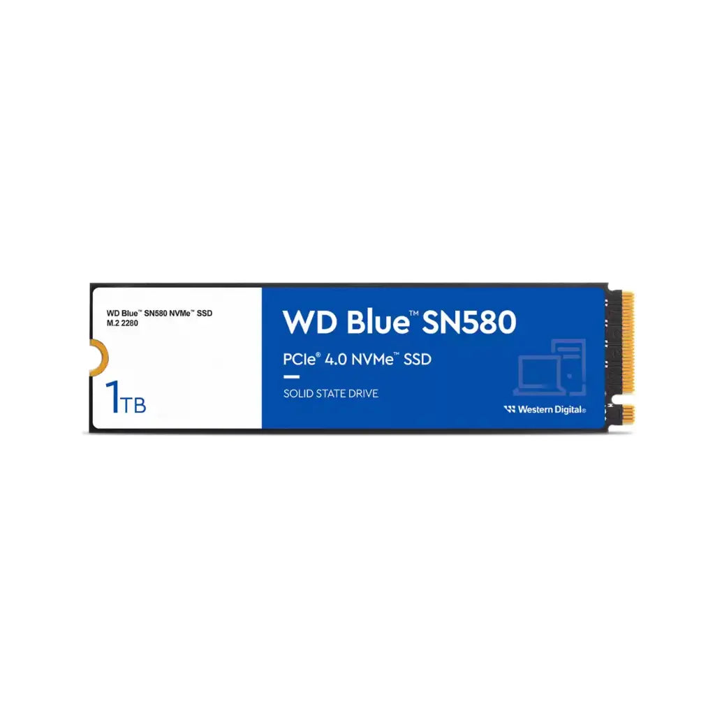 WD SN580 1TB NVMe Blue PCIe Gen4 SSD WDS100T3B0E