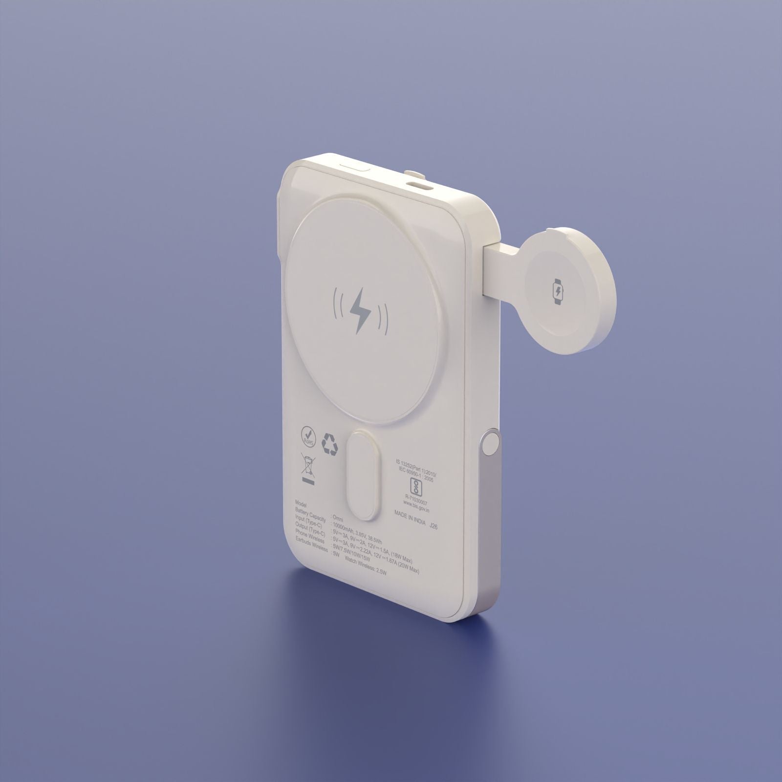 Omni 10000mAh Magnetic Wireless Powerbank with Apple Watch Charging