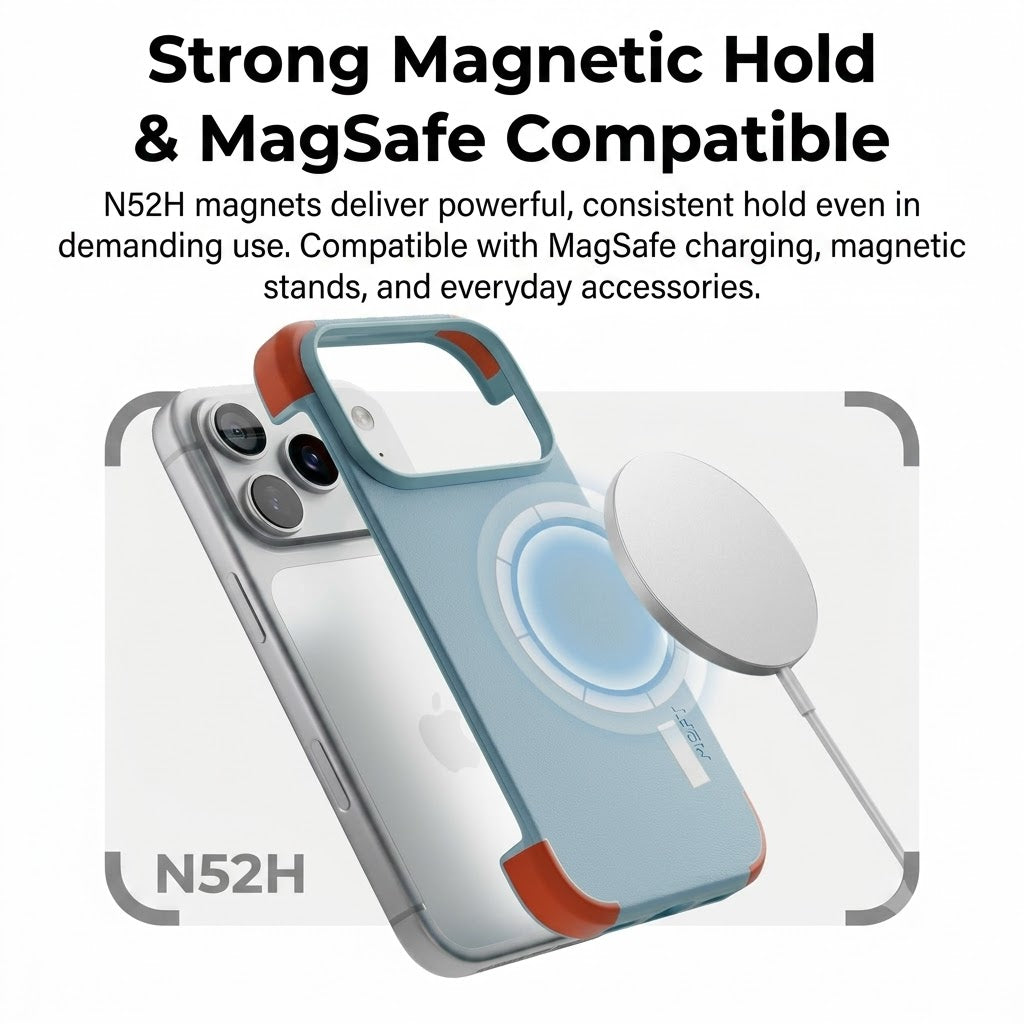 Moft Frame Case MOVAS for iPhone 17 Pro/Pro Max - MagSafe Compatible