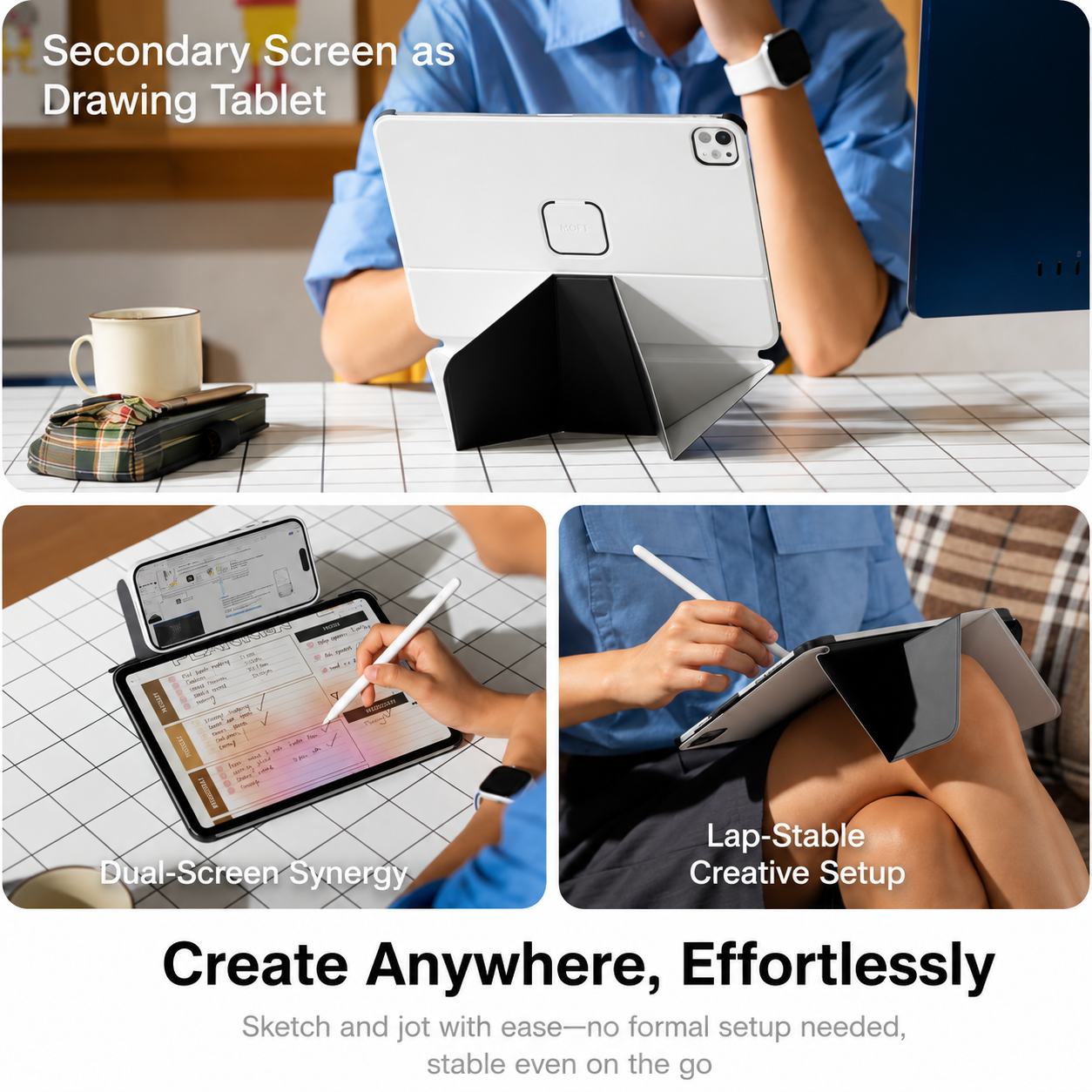 Moft Dynamic Folio Case for iPad