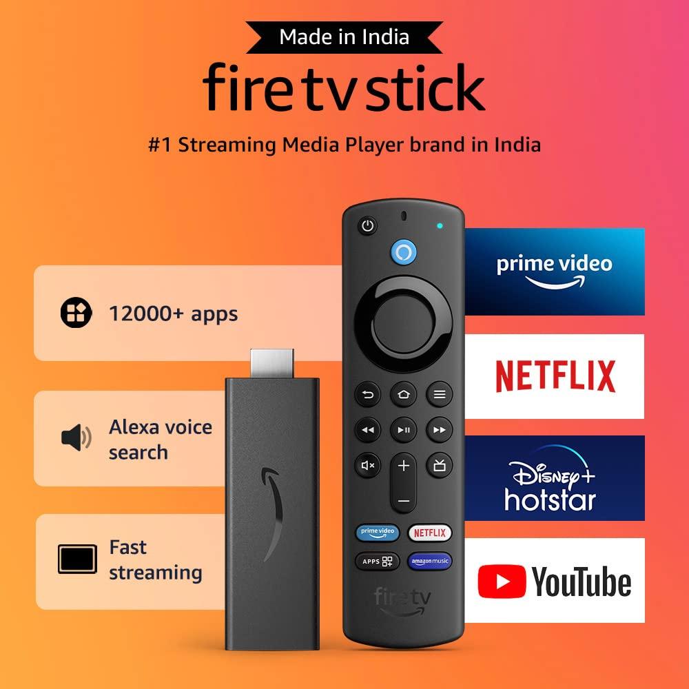 Fire TV Stick with Alexa Voice Remote (includes TV and app controls) | HD streaming device - Grab Your Gadget