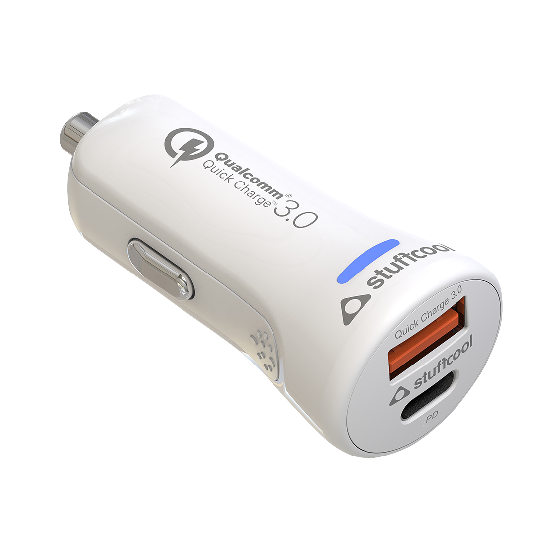 Atom Plus Type-C PD 20W & Quick Charge 3.0 Car Charger - Grab Your Gadget
