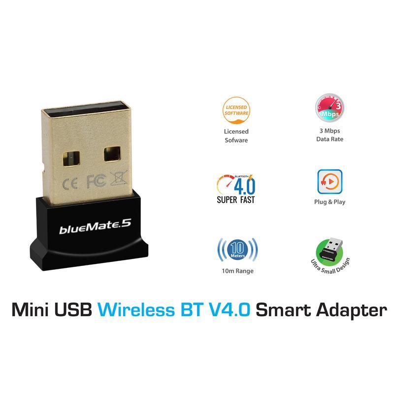 blueMate-5 Mini USB Wireless BT V4.0 Smart Adapter - Grab Your Gadget