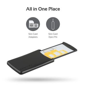 CelluKit Universal Mobile SIM & Memory Cards Storage Case with SIM Removal Pin - Grab Your Gadget