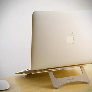 DeskMate-3 Universal Anodized Aluminum Laptop Stand - Grab Your Gadget